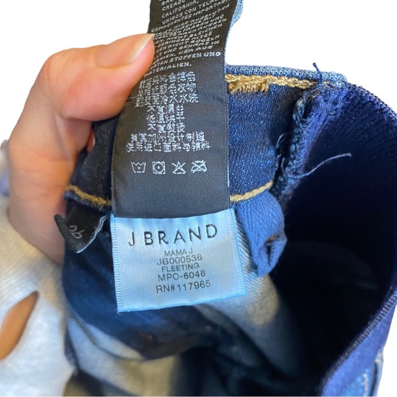 J BRAND MAMA J SIDE PANEL SKINNY MATERNITY JEANS size 26 - Picture 7 of 9